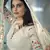 Pale Silver White thread and Sequins embroidered georgette semi stitched Party lehenga
