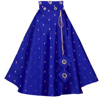 Pink plain taffeta girls-top-bottom 3