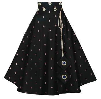 Pink plain taffeta girls-top-bottom 3