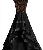 Gold woven velvet kids-girl-gowns