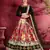 Mesmerizing Cream and Black Dori and Sequins Embroidered Art Silk Party wear Lehenga Choli