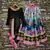 Gorgeous Peacock blue and Black Dori and Sequins Embroidered Art Silk Lehenga choli for wedding