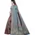 blue Soft Maithili silk saree with blouse piece