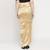 Gold plain satin skirts