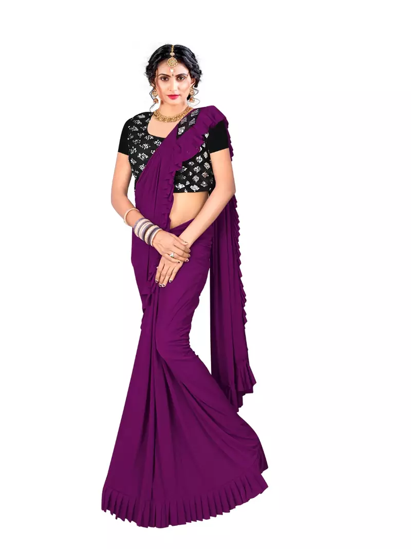 Ready To Wear Stitching Blouse With Broach And Sequence Blouse