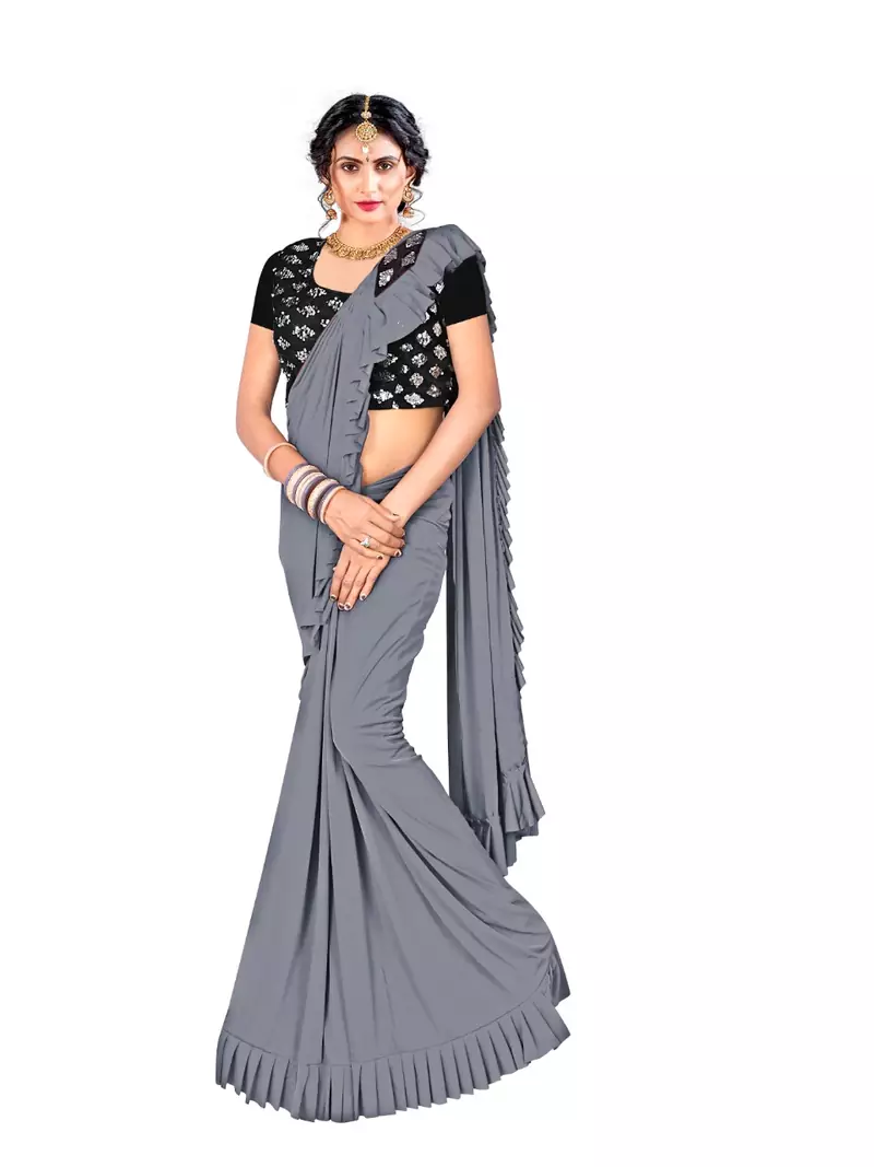 Ready To Wear Stitching Blouse With Broach And Sequence Blouse