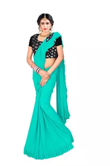 Ready To Wear Stitching Blouse With Broach And Sequence Blouse