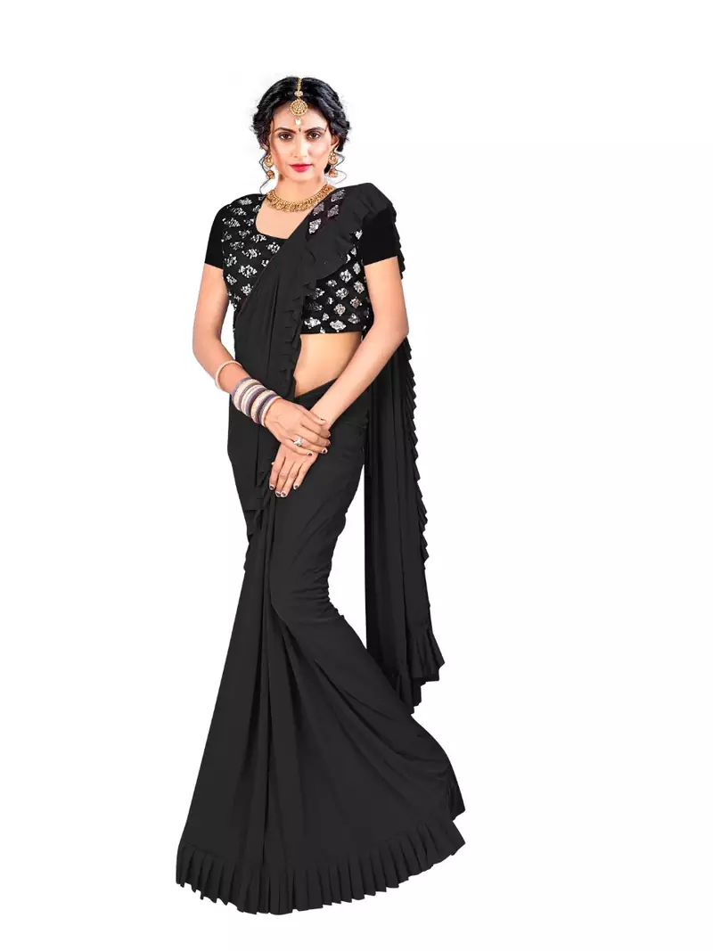 Ready To Wear Stitching Blouse With Broach And Sequence Blouse