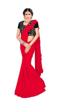 Ready To Wear Stitching Blouse With Broach And Sequence Blouse