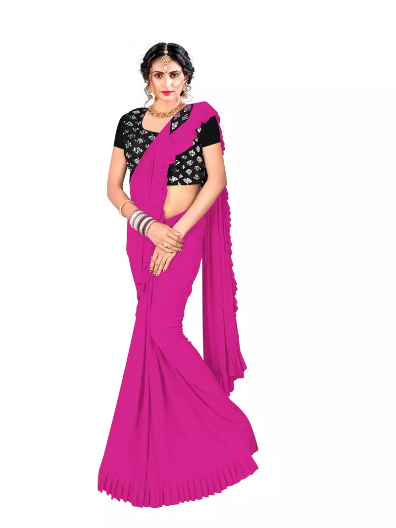 Ready To Wear Stitching Blouse With Broach And Sequence Blouse