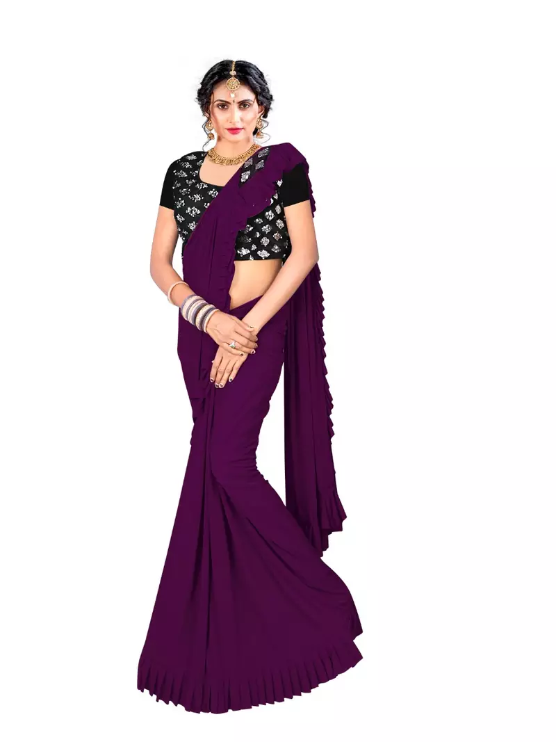 Ready To Wear Stitching Blouse With Broach And Sequence Blouse