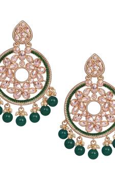 Green earrings