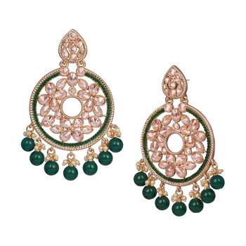Green earrings 3