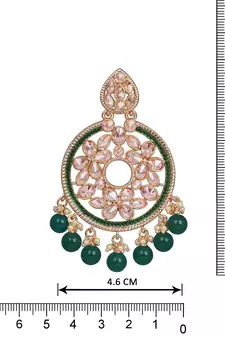 Green earrings