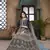 Blue embroidered faux georgette salwar
