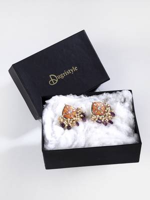 Red pearl earrings 5