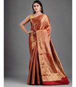 HAND WOVEN OPARA SILK SAREE with blouse WITH JARI
