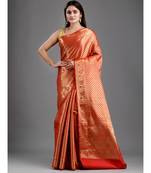 HAND WOVEN OPARA SILK SAREE with blouse WITH JARI