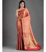 HAND WOVEN OPARA SILK SAREE with blouse WITH JARI