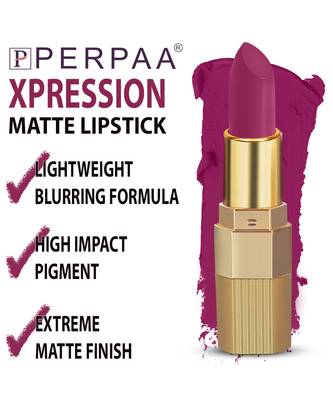 Lipstick Enriched with Vitamin E One Stroke  (58 Hrs Stay) (Matte Magenta) 3