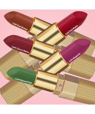 Lipstick Enriched with Vitamin E One Stroke  (58 Hrs Stay) (Matte Magenta) 4