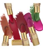 Lipstick Enriched with Vitamin E One Stroke  Combo of 5 (58 Hrs Stay) (Multi color)