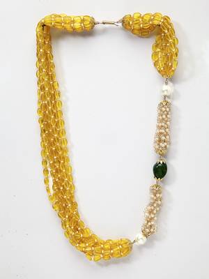 Yellow pearl necklaces 3