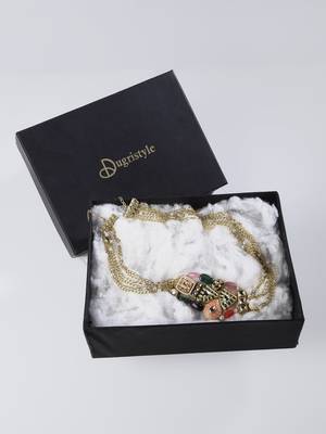 Gold pearl necklaces 5