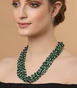 Green pearl necklaces