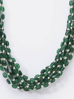 Green pearl necklaces 4