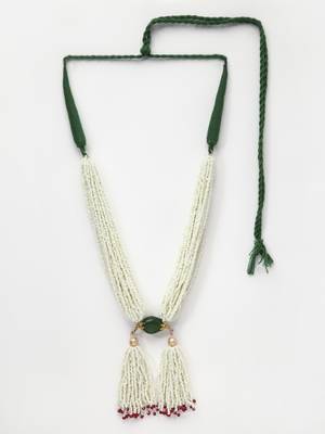 Green pearl necklaces 2