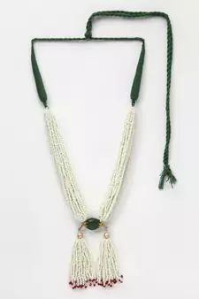 Green pearl necklaces
