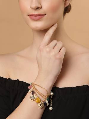 Blue pearl bracelets 1