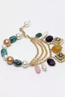 Blue pearl bracelets