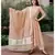 Round Neck Printed Anarkali Kurta Set with Straight Pants