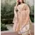 Round Neck Printed Anarkali Kurta Set with Straight Pants