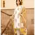 White Block Printed Straight Kurta Set
