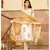 White Block Printed Straight Kurta Set