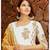 White Block Printed Straight Kurta Set
