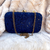 Ritzie Chicken Kari Embroidery Box Clutch For Women Maroon
