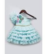 Pink Sequins And Shimmer Drape Saree