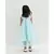 Blue Star Net High Low Dress