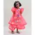 Coral Organza High Low Dress