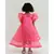Coral Organza High Low Dress