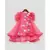 Coral Organza High Low Dress