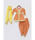 Blue Kurta And Off White Dhoti