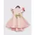 Pink cotton High Low Dress