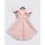 Pink cotton High Low Dress
