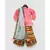 Pink Silk Kurti with Embroidery Sharara and Organza Dupatta