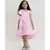 Pink Star Net High Low Dress